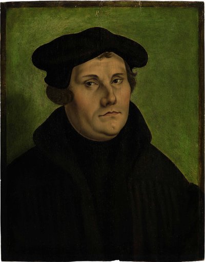 Portrait of Martin Luther by Georg Pencz